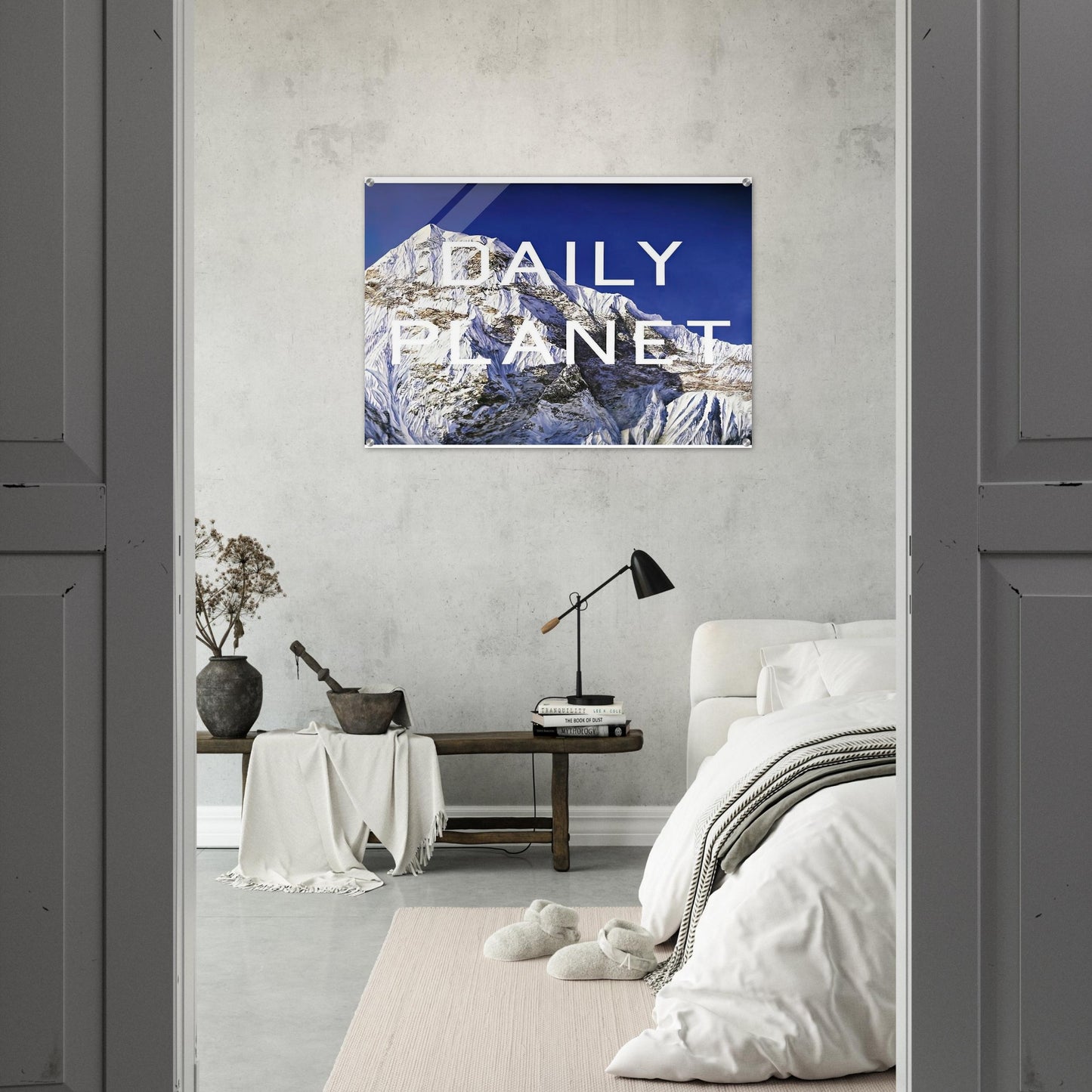 DAILY PLANET 2003 - Edward Ruscha Acrylic Print - 70x100 cm / 28x40″ inches