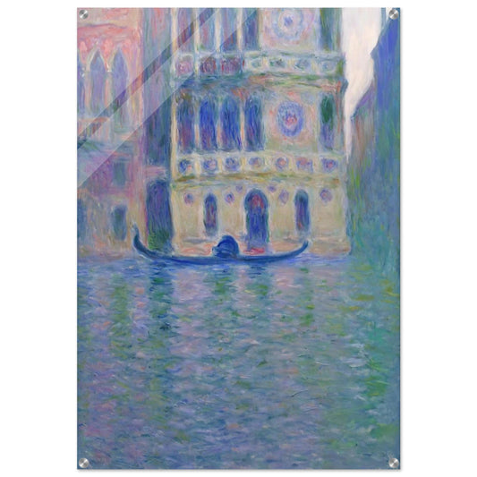 Palazzo Dario 4 - claude monet Acrylic Print - 70x100 cm / 28x40″ inches