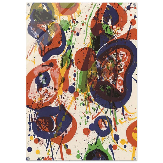 Untitled  from Pasadena Box   Lembark L59  - Sam Francis Acrylic Print - 70x100 cm / 28x40″ inches