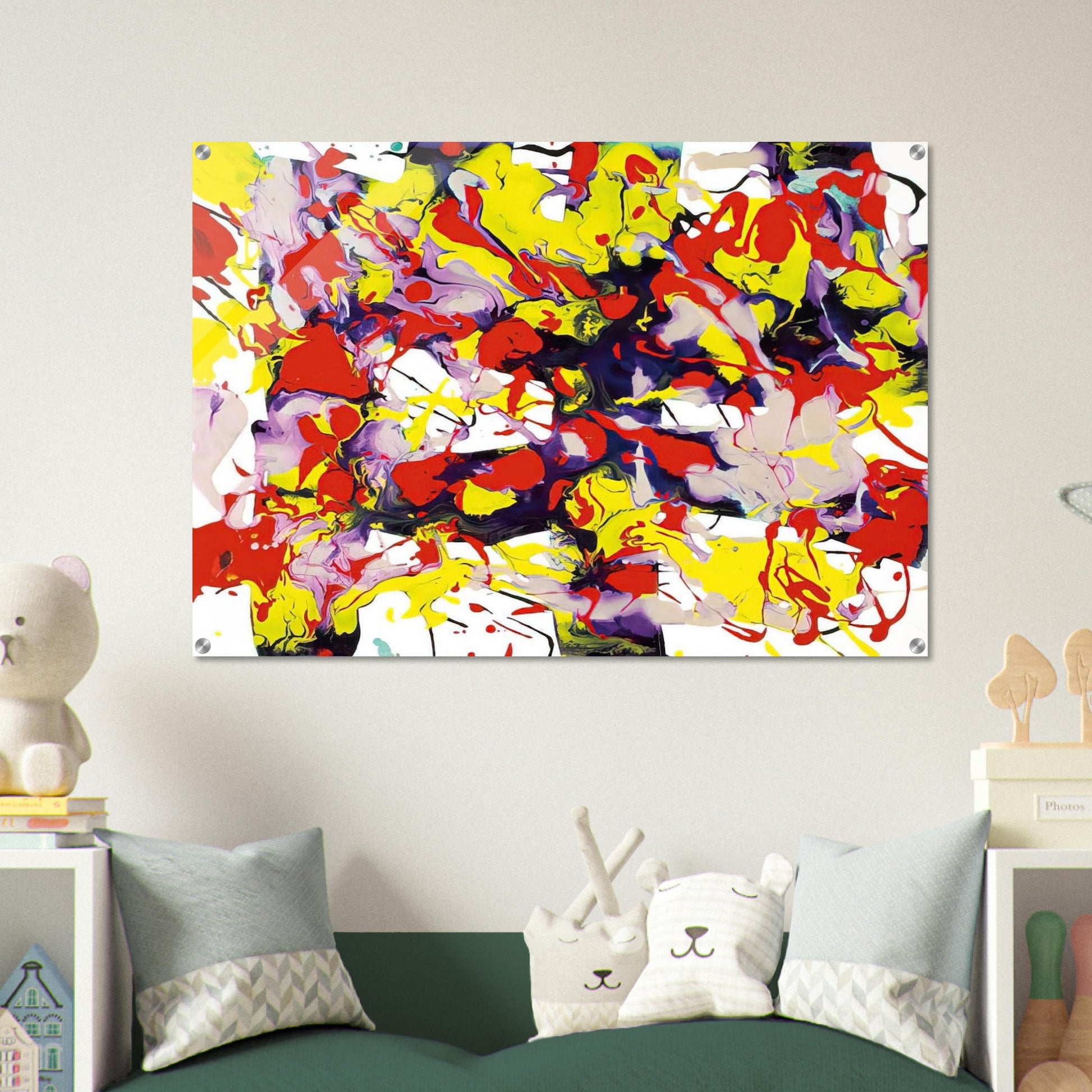 Untitled  SFP94-69  SFF 1743  - Sam Francis Acrylic Print - 70x100 cm / 28x40″ inches