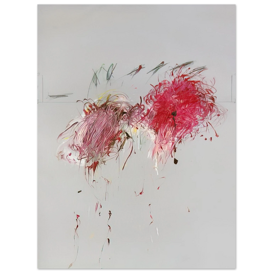 Cy Twombly - Nine Discourses on Commodus, , Part VII  75x100 cm / 30x40inches Fine Art Poster