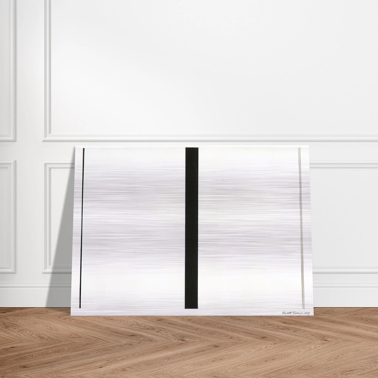 Untitled Etching #1 - Barnett Newman Brushed Aluminum Print - 70x100 cm / 28x40 inches | Barnett Newman Aluminum Print | Barnett Newman Prints