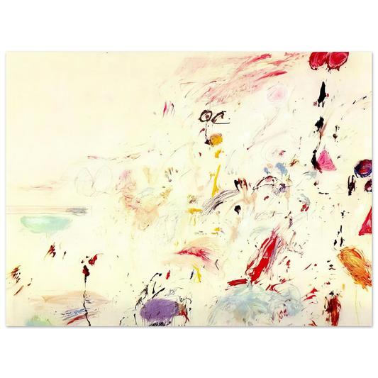 Cy Twombly - Bay of Naples  75x100 cm / 30x40inches Fine Art Poster