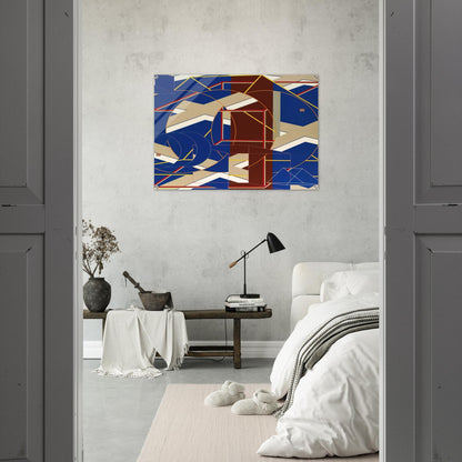 C-B-1 - Al Held Acrylic Print - 70x100 cm / 28x40″ inches | Al Held Wall Art | Al Held Prints