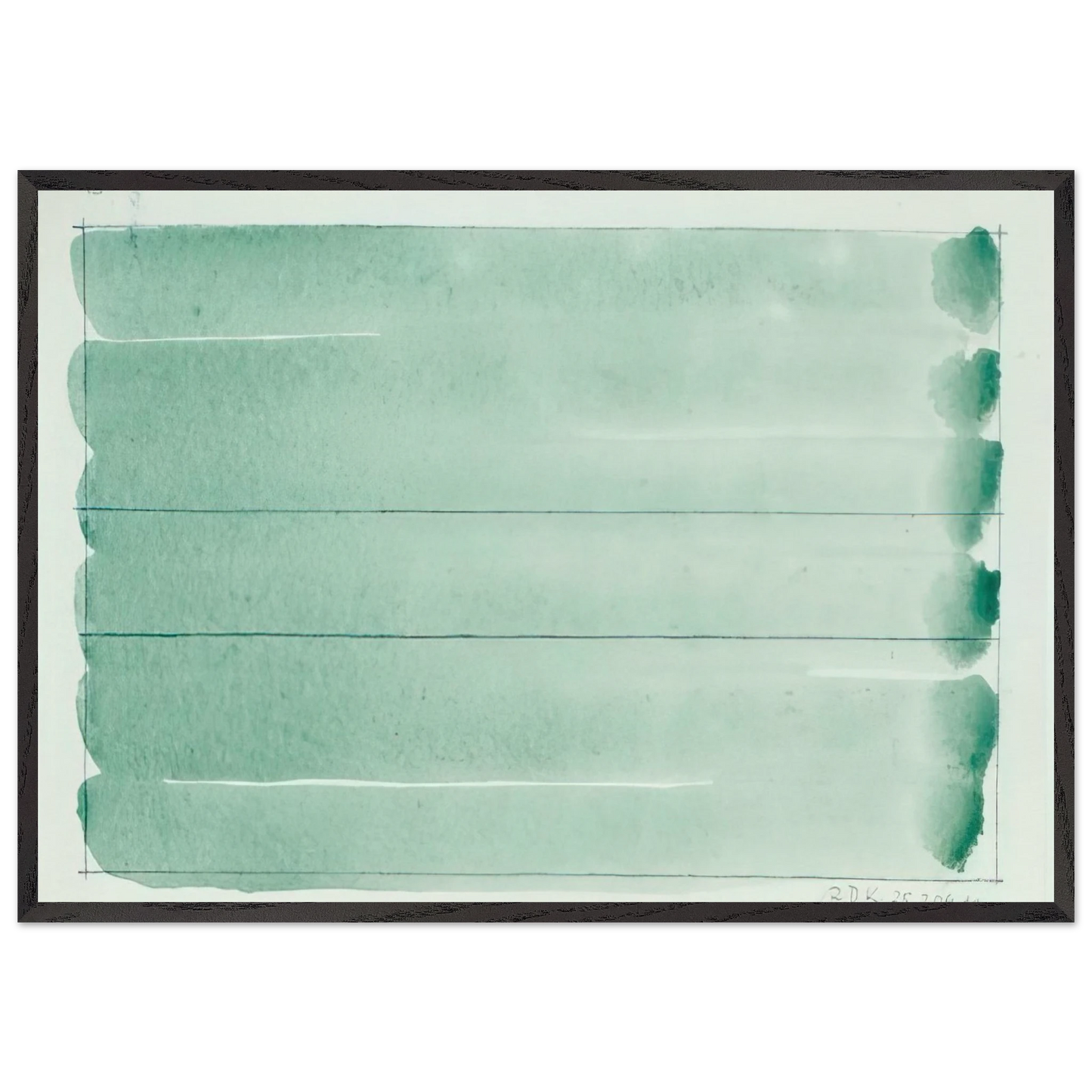 Untitled - 2004 N3 - Raoul De Keyser 70x100 cm / 28x40 inches Framed Art Print – Black Wooden Frame