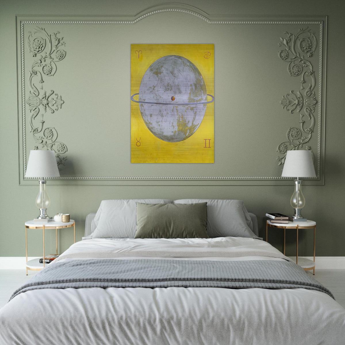 THE DOVE NR 12 1915 - Hilma af Klint Brushed Aluminum Print - 70x100 cm / 28x40 inches | Hilma af Klint Aluminum Print | Hilma af Klint Prints