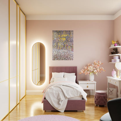 HORTICULTURAL LANDSCAPE WITH A HILLTOP - Gustav Klimt Brushed Aluminum Print - 70x100 cm / 28x40 inches | Gustav Klimt Aluminum Print | Gustav Klimt Prints
