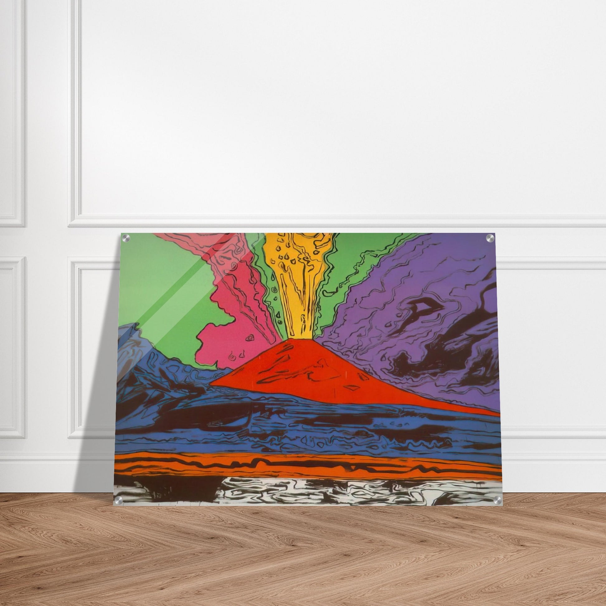 Vesuvius - Andy Warhol Acrylic Print - 70x100 cm / 28x40″ inches | Andy Warhol Wall Art | Andy Warhol Prints