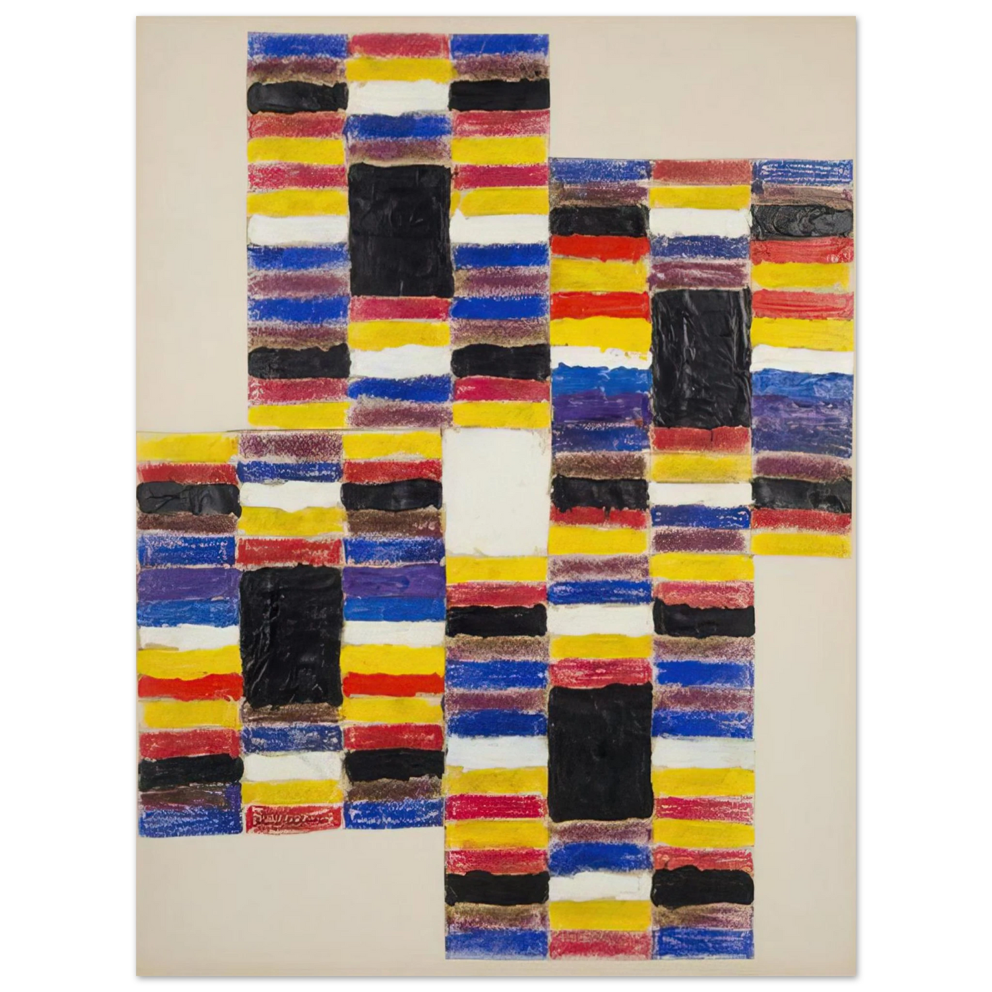 Alfred Jensen - Ascending I - 1958  75x100 cm / 30x40inches Fine Art Poster