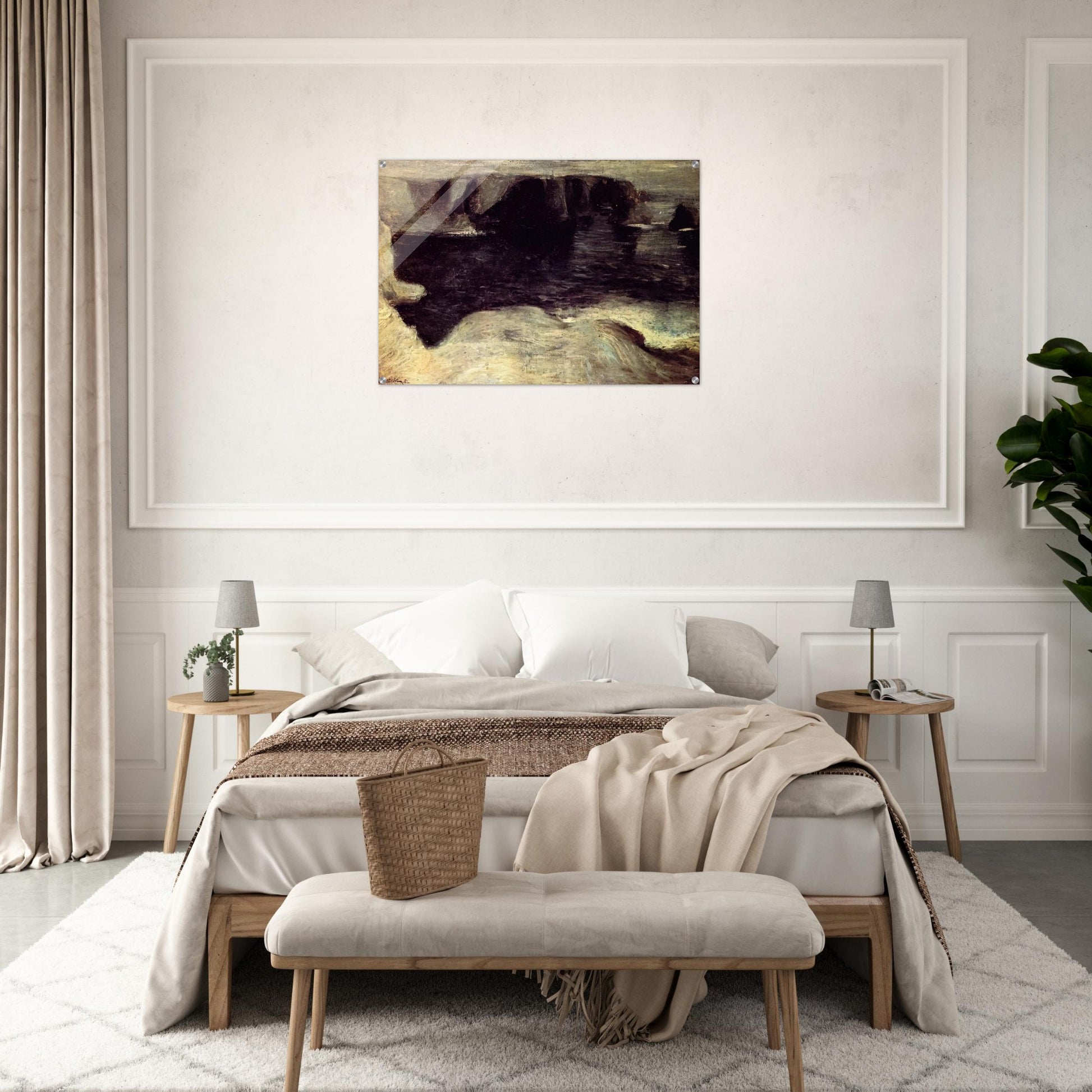 SEASCAPE AT GOULPHAR 1896 - Henri Matisse Acrylic Print - 70x100 cm / 28x40″ inches | Henri Matisse Wall Art | Henri Matisse Prints