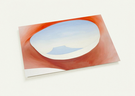 Pedernal - From the Ranch I By Georgia O'Keeffe Pack of 10 Post Cards | Georgia O'Keeffe Post Cards | A6 (10.5 x 14.8 cm) - 4.1 x 5.8 inches