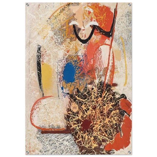 Untitled I - 1957 - John Ferren Acrylic Print - 70x100 cm / 28x40″ inches | John Ferren Wall Art | John Ferren Prints