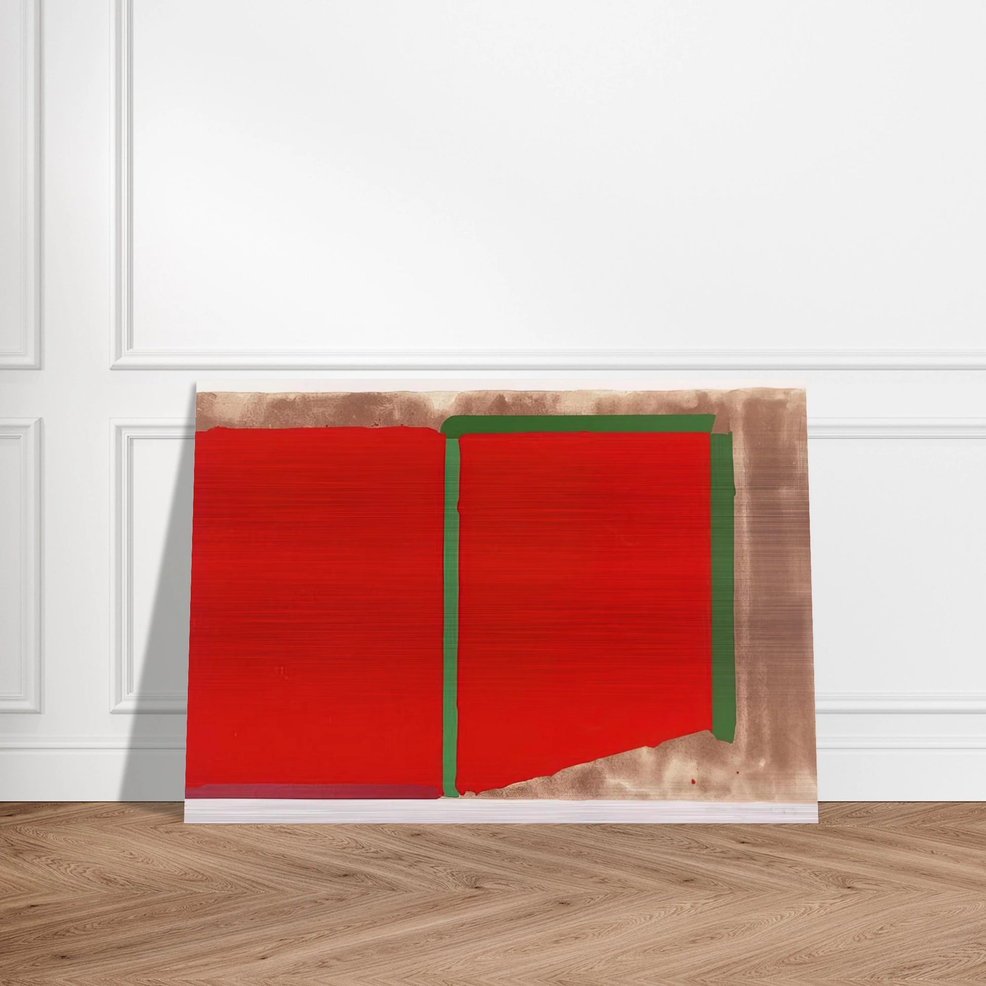 Reds, Greens - 1969 - John Hoyland Brushed Aluminum Print - 70x100 cm / 28x40 inches | John Hoyland Aluminum Print | John Hoyland Prints