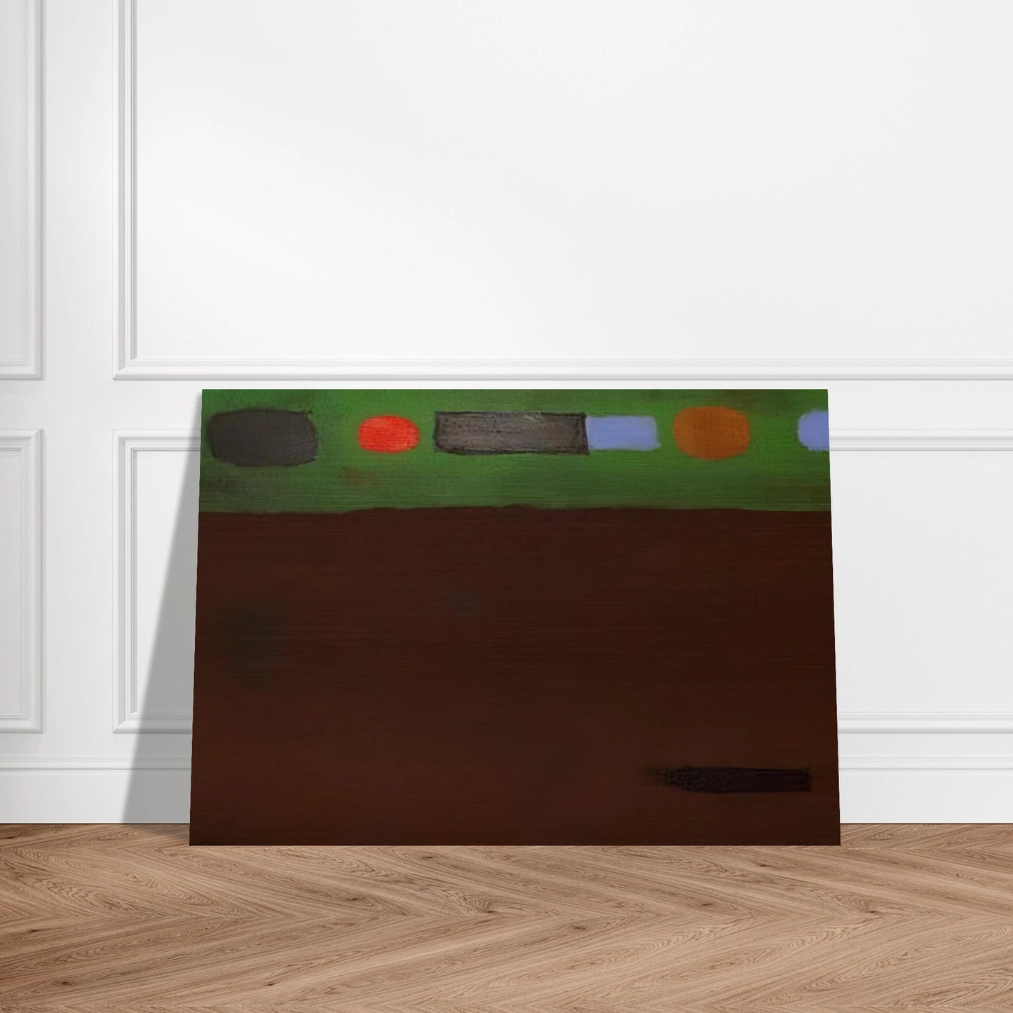 Mood - 1967 - Adolph Gottlieb Brushed Aluminum Print - 70x100 cm / 28x40 inches | Adolph Gottlieb Aluminum Print | Adolph Gottlieb Prints