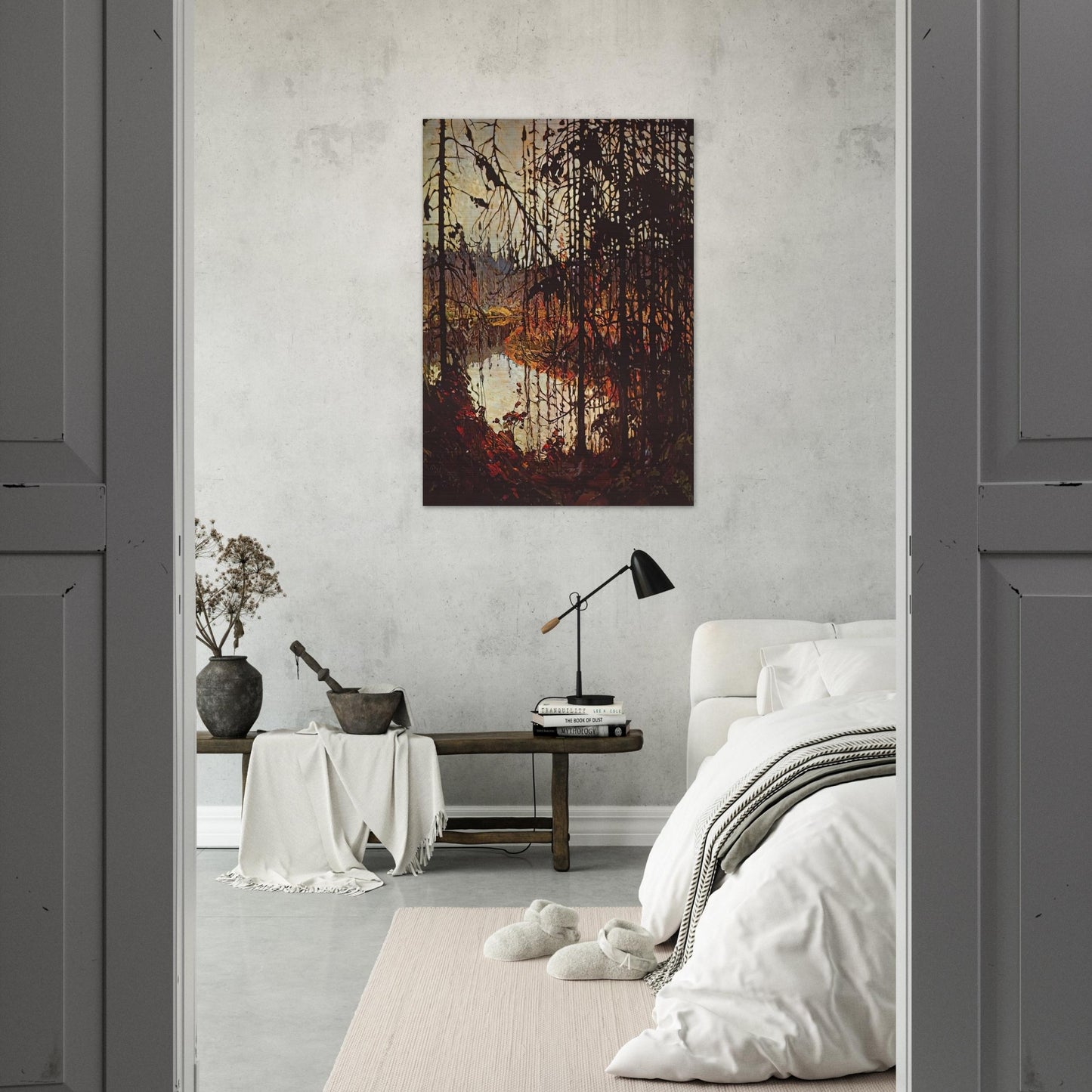 NORTHERN RIVER 1915 - Tom Thomson Brushed Aluminum Print - 70x100 cm / 28x40 inches | Tom Thomson Aluminum Print | Tom Thomson Prints
