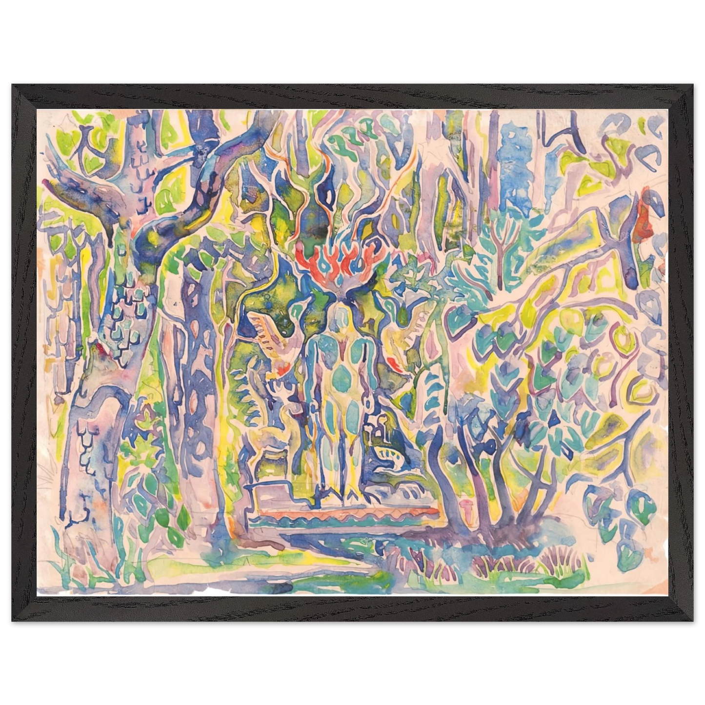 Walter Inglis Anderson - Walter Anderson Wall art - 13x18 cm / 5x7 inches - Premium Wooden Framed Poster With Fine Art Paper-canvas - Wood frame