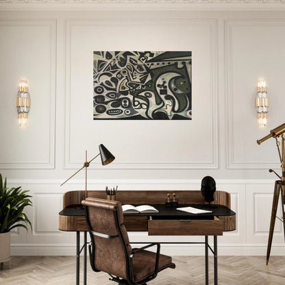 River Metamorphosis - Richard Pousette-Dart Brushed Aluminum Print - 70x100 cm / 28x40 inches | Richard Pousette-Dart Aluminum Print | Richard Pousette-Dart Prints