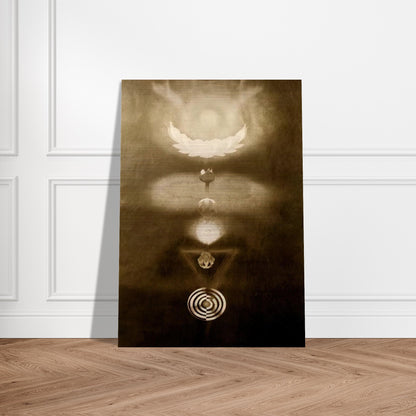 Kundalini - Expressionism - Morris Graves Brushed Aluminum Print - 70x100 cm / 28x40 inches | Morris Graves Aluminum Print | Morris Graves Prints