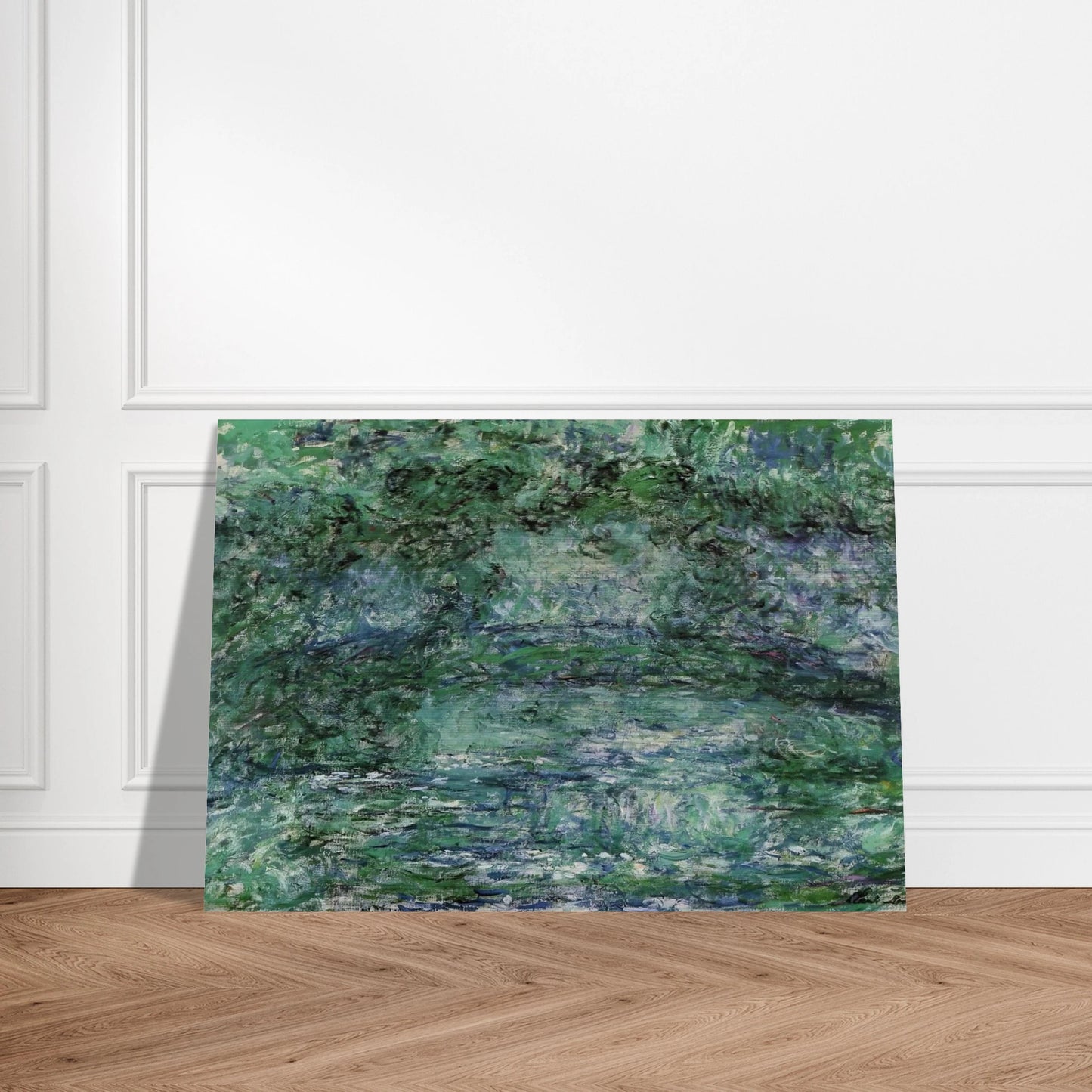 The Japanese Bridge 6 - claude monet Brushed Aluminum Print - 70x100 cm / 28x40 inches | claude monet Aluminum Print | claude monet Prints