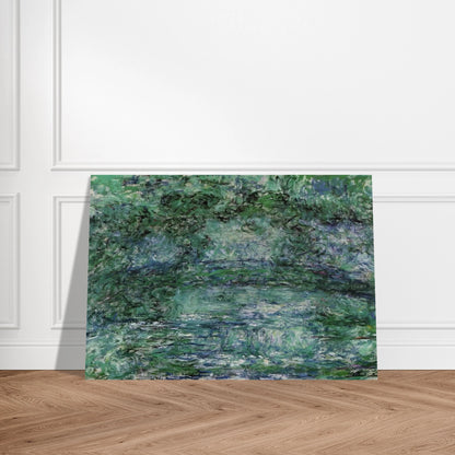 The Japanese Bridge 6 - claude monet Brushed Aluminum Print - 70x100 cm / 28x40 inches | claude monet Aluminum Print | claude monet Prints