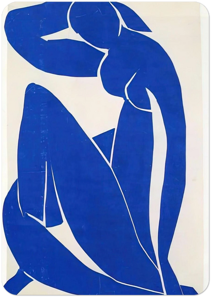 BLUE NUDE 1952 By Henri Matisse Pack of 10 Post Cards | Henri Matisse Post Cards | A6 (10.5 x 14.8 cm) - 4.1 x 5.8 inches