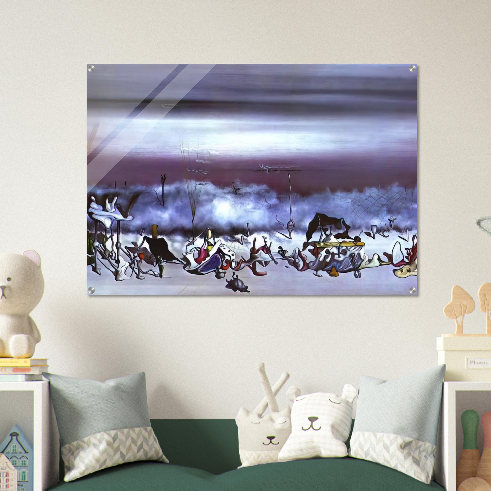 The Ribbon of Extremes - Yves Tanguy Acrylic Print - 70x100 cm / 28x40″ inches