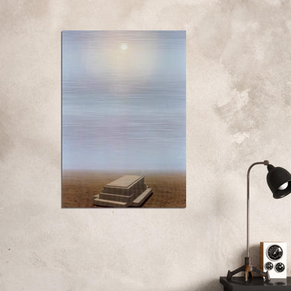 THE BEYOND 1938 - Rene Magritte Brushed Aluminum Print - 70x100 cm / 28x40 inches | Rene Magritte Aluminum Print | Rene Magritte Prints