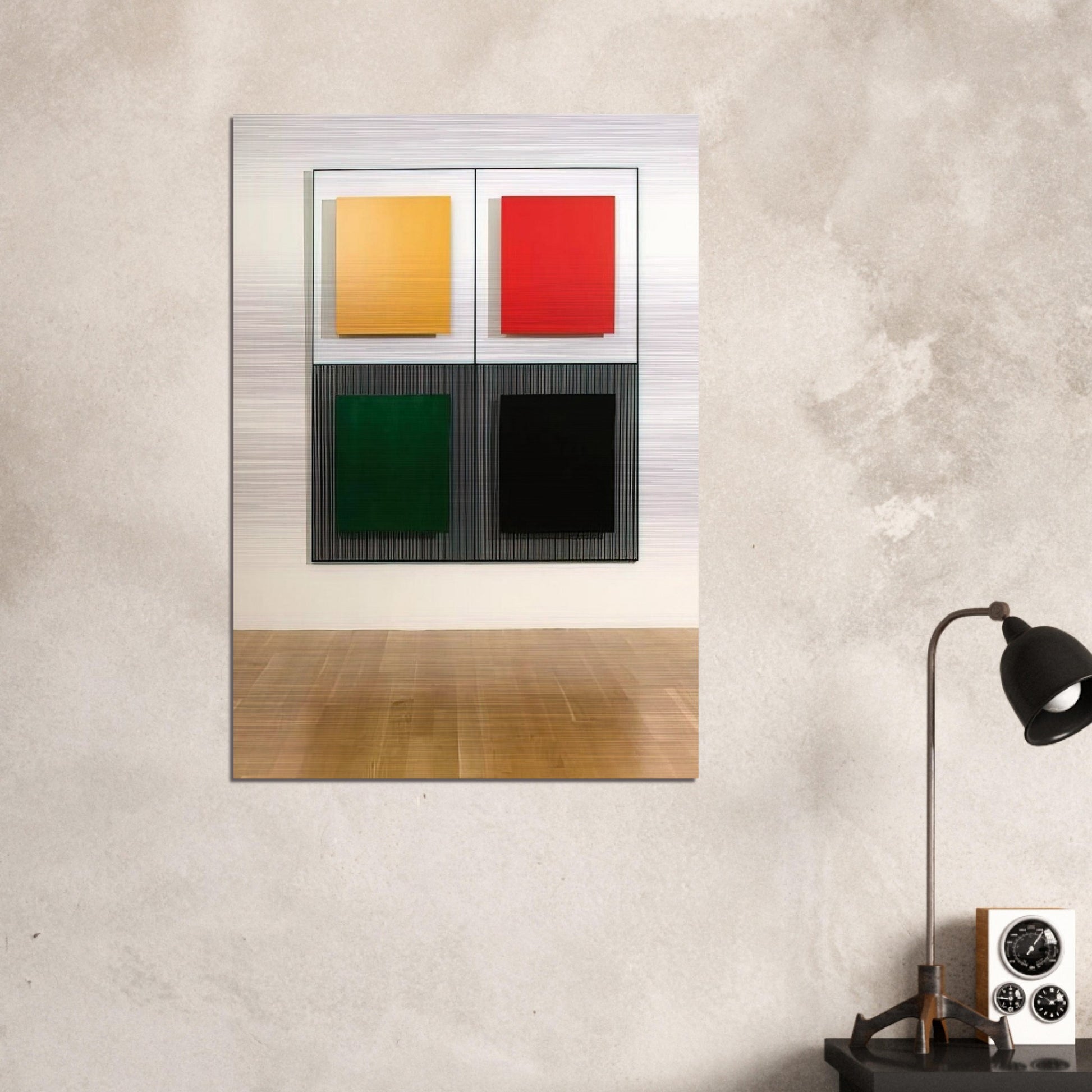 MARICHE 2 1997 - Jesus Rafael Soto Brushed Aluminum Print - 70x100 cm / 28x40 inches | Jesus Rafael Soto Aluminum Print | Jesus Rafael Soto Prints