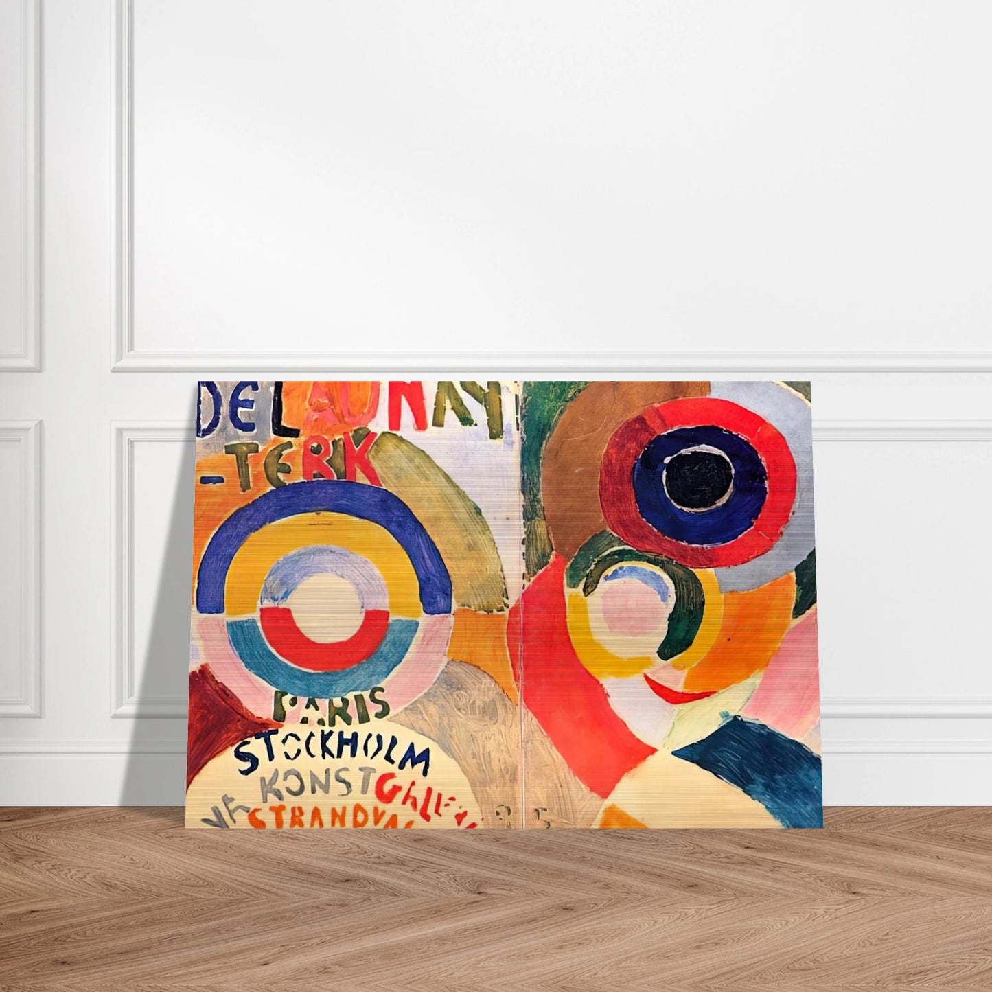 MODERNISM - Sonia Delaunay Brushed Aluminum Print - 70x100 cm / 28x40 inches | Sonia Delaunay Aluminum Print | Sonia Delaunay Prints