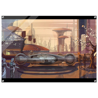 Syd Mead - Syd Mead Acrylic Print - 70x100 cm / 28x40″ inches