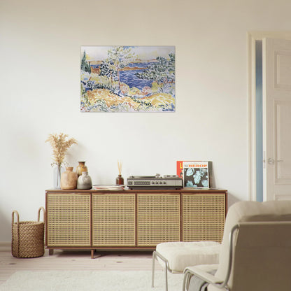 Lavender - Henri-Edmond Cross Brushed Aluminum Print - 70x100 cm / 28x40 inches | Henri-Edmond Cross Aluminum Print | Henri-Edmond Cross Prints