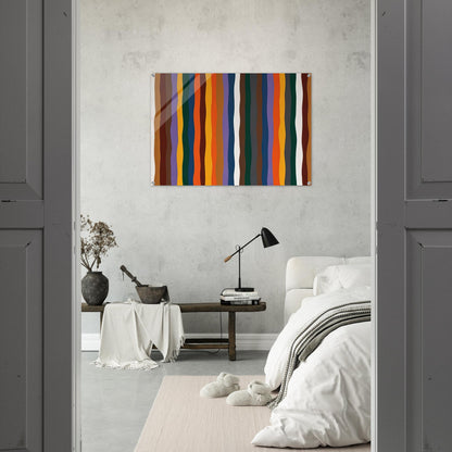 #20 - 1977 - Karl Benjamin Acrylic Print - 70x100 cm / 28x40″ inches | Karl Benjamin Wall Art | Karl Benjamin Prints