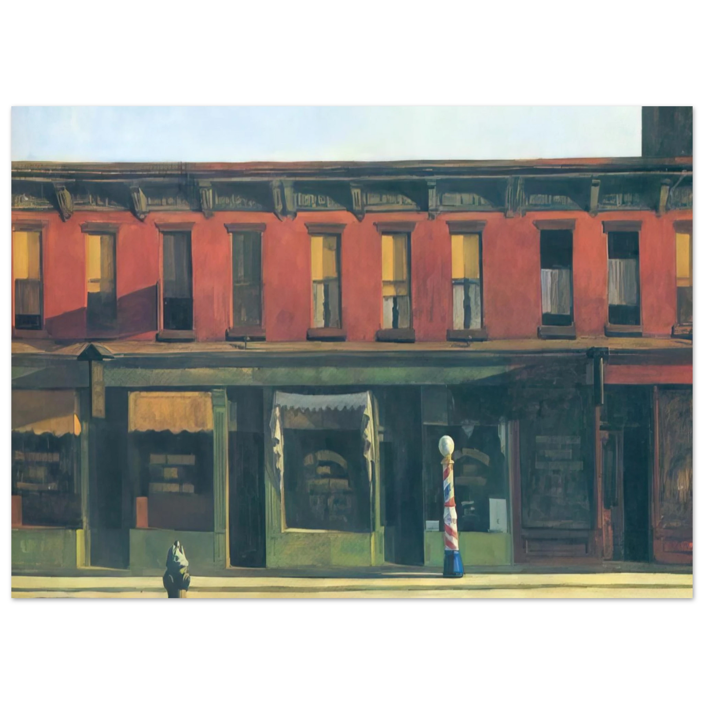 Edward Hopper - Early Sunday Morning Fine Art Poster