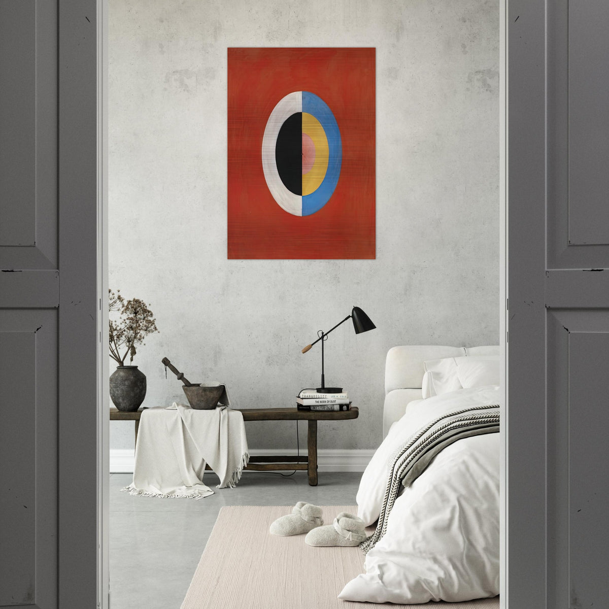 THE SWAN NO 17 1915 0 - Hilma af Klint Brushed Aluminum Print - 70x100 cm / 28x40 inches | Hilma af Klint Aluminum Print | Hilma af Klint Prints