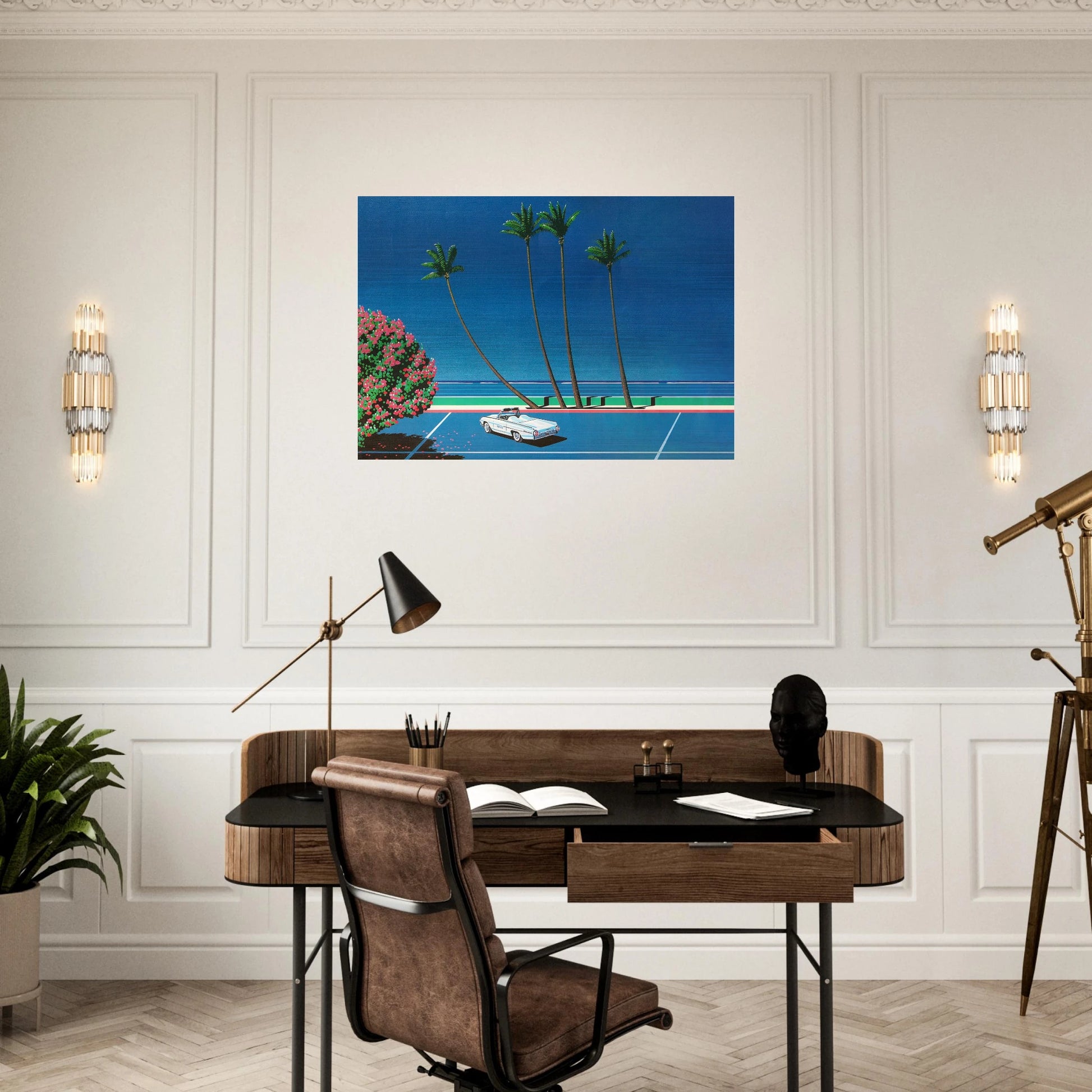 Chillside - Hiroshi Nagai Brushed Aluminum Print - 70x100 cm / 28x40 inches | Hiroshi Nagai Aluminum Print | Hiroshi Nagai Prints