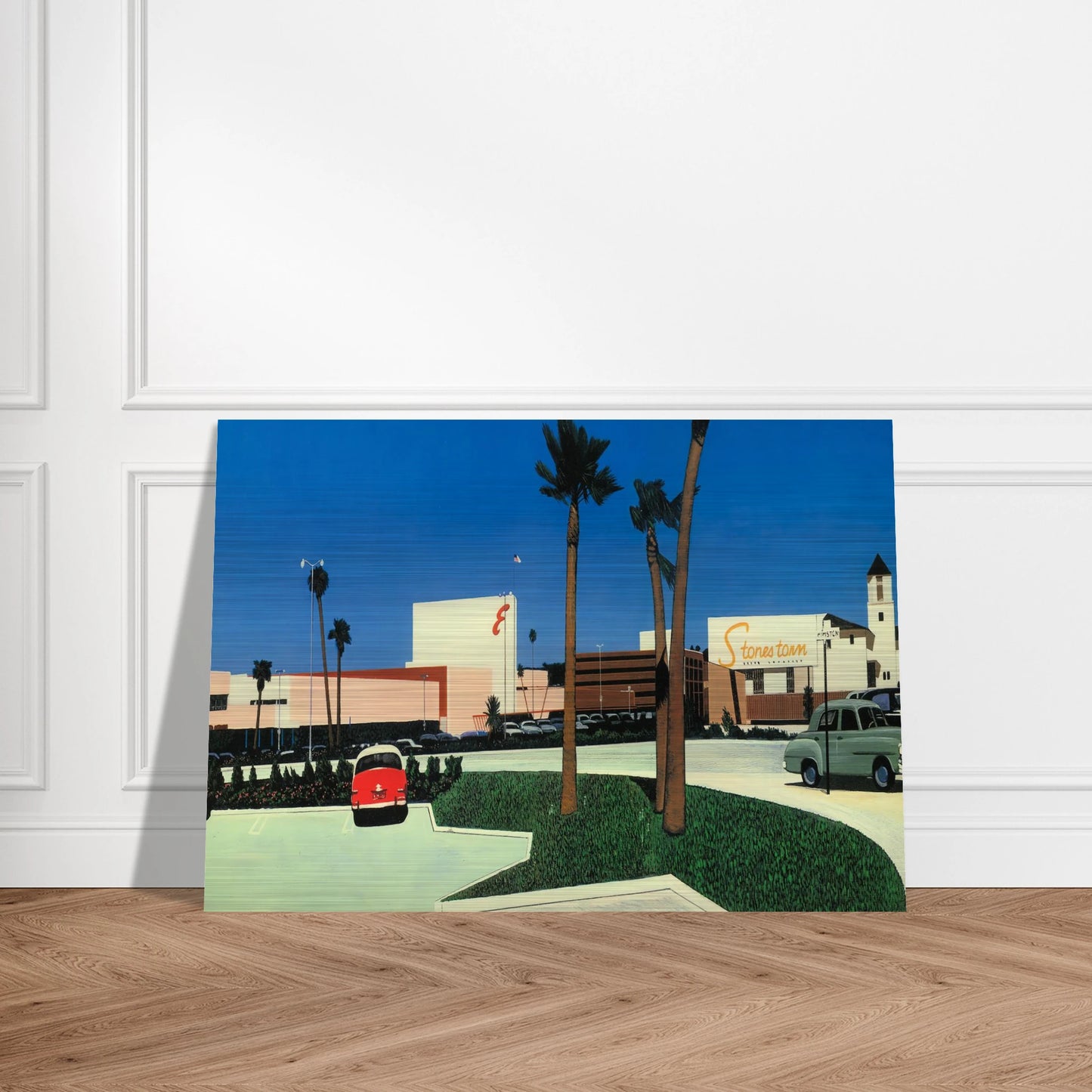 In the beginning Stonestown - Hiroshi Nagai Brushed Aluminum Print - 70x100 cm / 28x40 inches | Hiroshi Nagai Aluminum Print | Hiroshi Nagai Prints