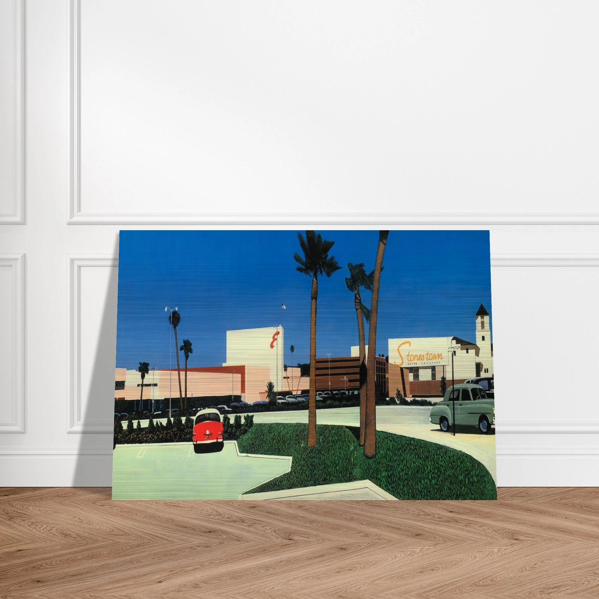 In the beginning Stonestown - Hiroshi Nagai Brushed Aluminum Print - 70x100 cm / 28x40 inches | Hiroshi Nagai Aluminum Print | Hiroshi Nagai Prints