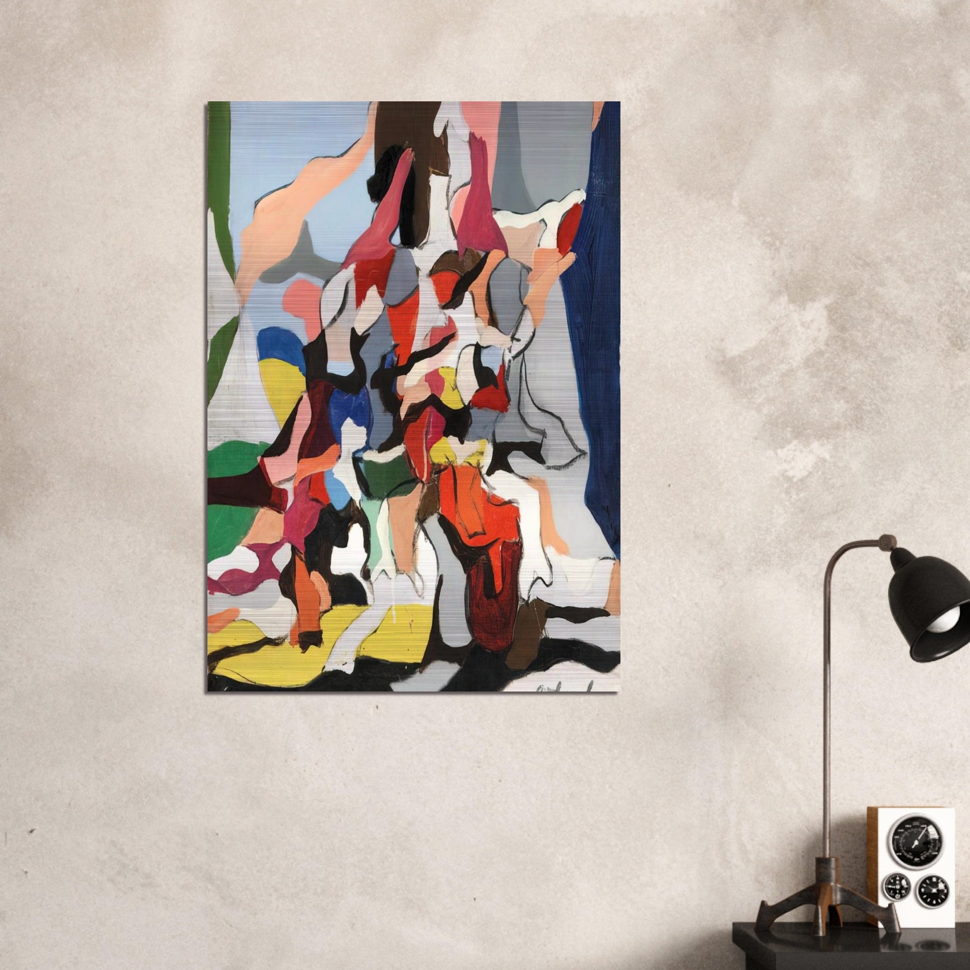 Composition - Abstract Expressionism - Robert Goodnough Brushed Aluminum Print - 70x100 cm / 28x40 inches | Robert Goodnough Aluminum Print | Robert Goodnough Prints