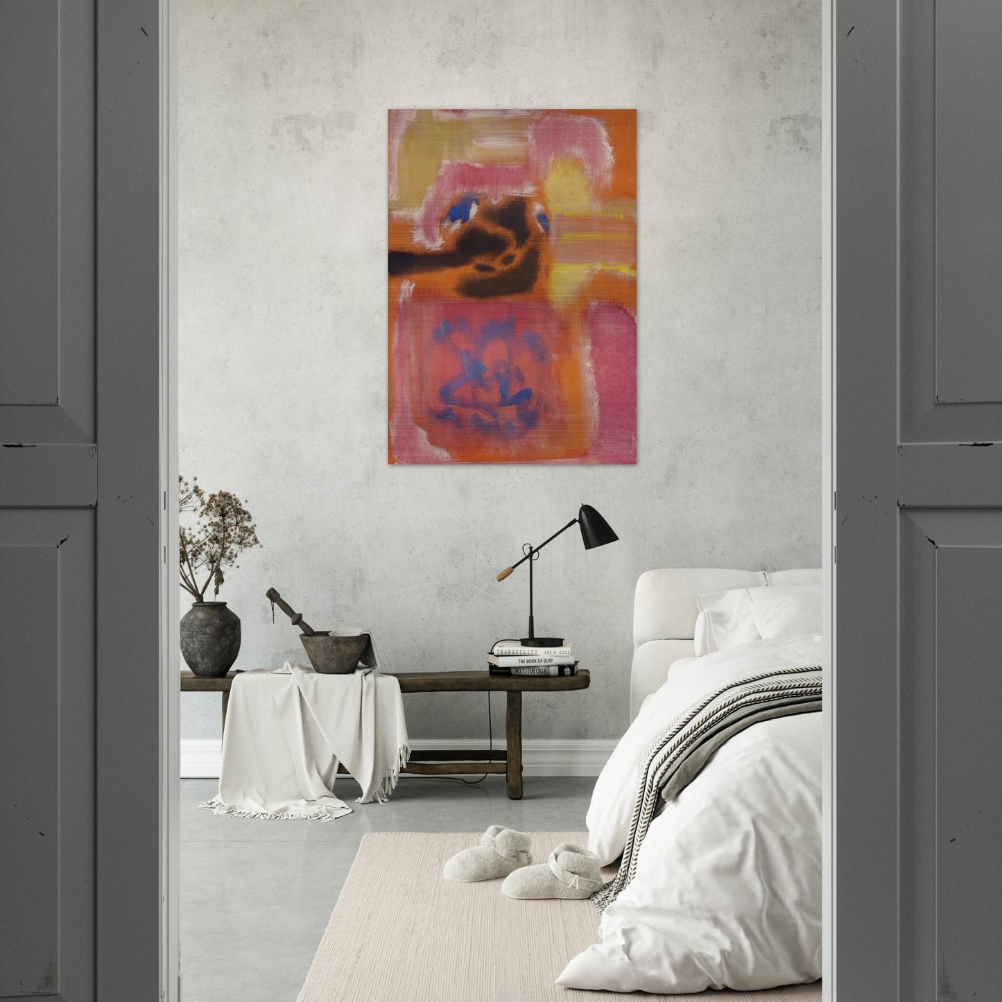 No. 9 - 1947 - Mark Rothko Brushed Aluminum Print - 70x100 cm / 28x40 inches | Mark Rothko Aluminum Print | Mark Rothko Prints