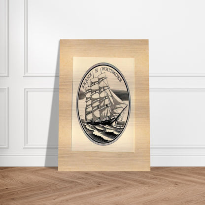 Illustration to Frank H. Whitmore - Rockwell Kent Brushed Aluminum Print - 70x100 cm / 28x40 inches | Rockwell Kent Aluminum Print | Rockwell Kent Prints