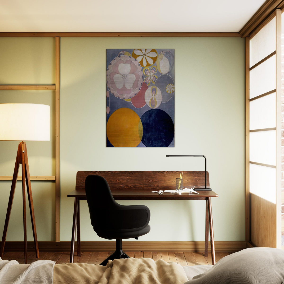 DE TIO ST RSTA N 2 BARNAALDERN 1907 - Hilma af Klint Brushed Aluminum Print - 70x100 cm / 28x40 inches | Hilma af Klint Aluminum Print | Hilma af Klint Prints