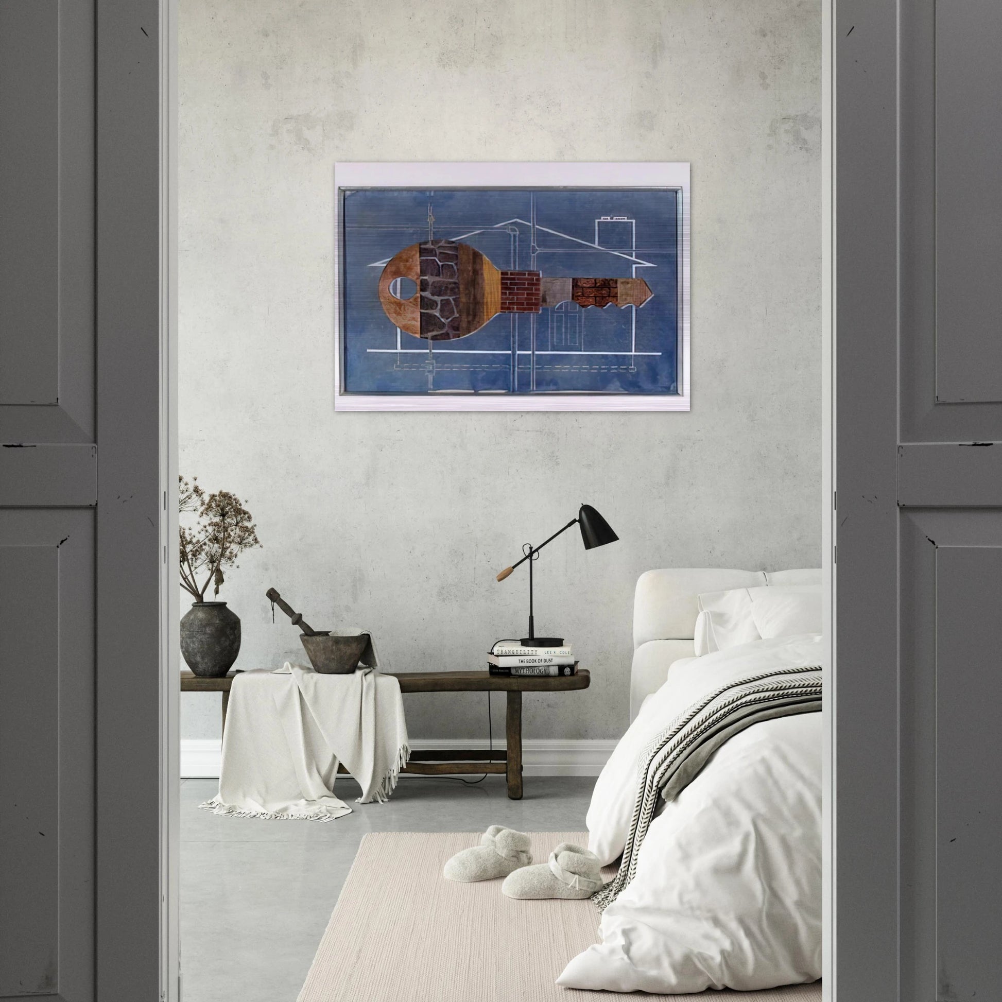 House Key - 1956 - Clarence Holbrook Carter Brushed Aluminum Print - 70x100 cm / 28x40 inches | Clarence Holbrook Carter Aluminum Print | Clarence Holbrook Carter Prints