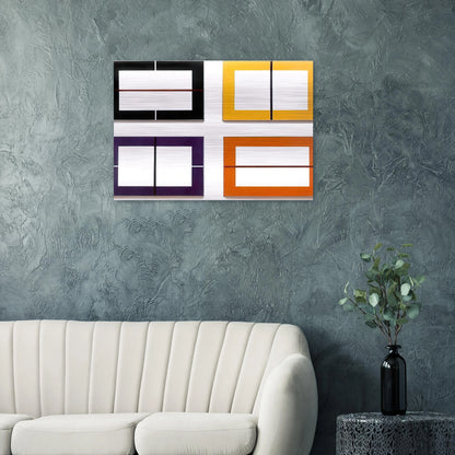 Untitled - 1993 - Donald Judd Brushed Aluminum Print - 70x100 cm / 28x40 inches | Donald Judd Aluminum Print | Donald Judd Prints