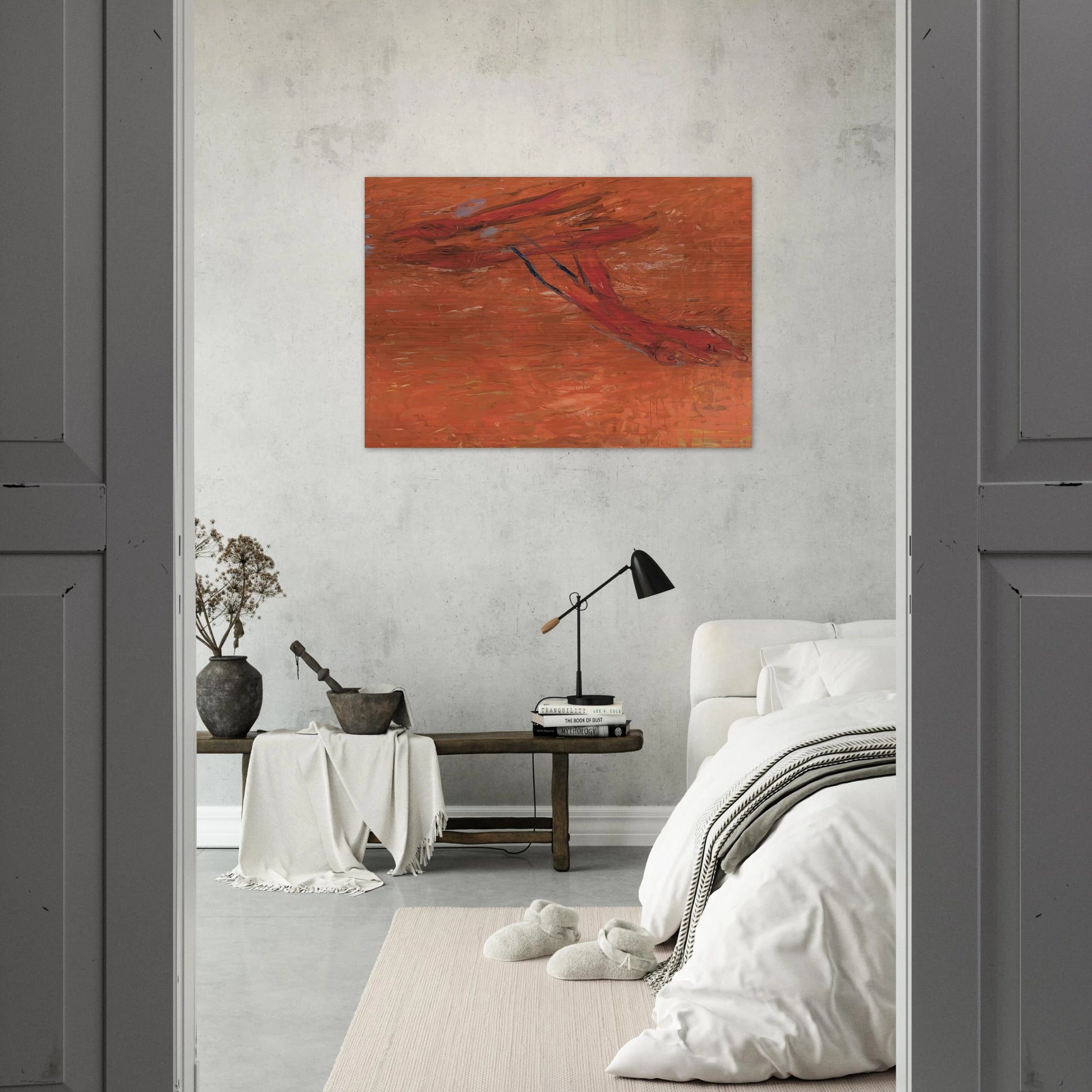 AUGUST 17TH 1998 - Susan Rothenberg Brushed Aluminum Print - 70x100 cm / 28x40 inches | Susan Rothenberg Aluminum Print | Susan Rothenberg Prints