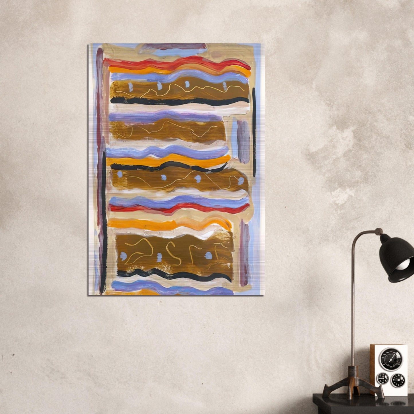 Untitled - 1950 - Betty Parsons Brushed Aluminum Print - 70x100 cm / 28x40 inches | Betty Parsons Aluminum Print | Betty Parsons Prints