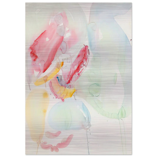 Sketch - Sam Francis Brushed Aluminum Print - 70x100 cm / 28x40 inches | Sam Francis Aluminum Print | Sam Francis Prints