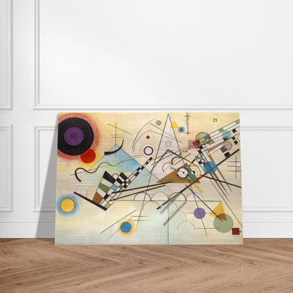 COMPOSITION VIII 1923 - Wassily Kandinsky Brushed Aluminum Print - 70x100 cm / 28x40 inches | Wassily Kandinsky Aluminum Print | Wassily Kandinsky Prints