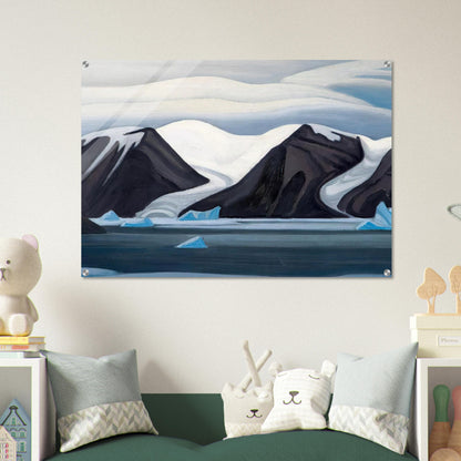 Nerke, Greenland - 1930 - Lawren Harris Acrylic Print - 70x100 cm / 28x40″ inches