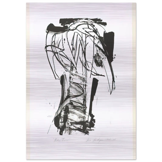 Palm Trees, from the Series The Archaics - Grace Hartigan Brushed Aluminum Print - 70x100 cm / 28x40 inches | Grace Hartigan Aluminum Print | Grace Hartigan Prints