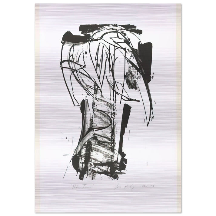 Palm Trees, from the Series The Archaics - Grace Hartigan Brushed Aluminum Print - 70x100 cm / 28x40 inches | Grace Hartigan Aluminum Print | Grace Hartigan Prints